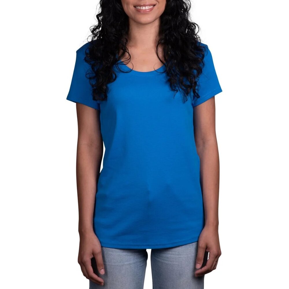 Kirkland Signature Women's Scoop‎ Neck Pima Tee